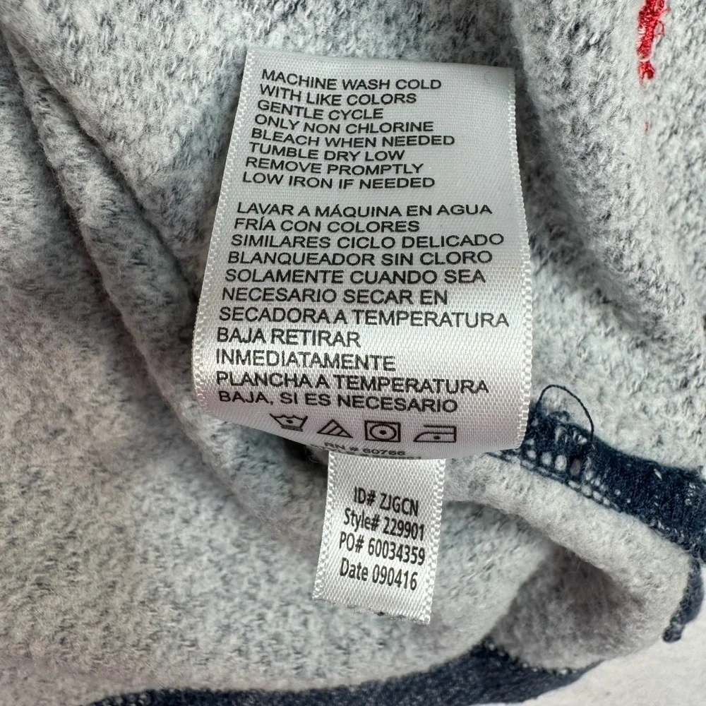 Tommy Bahama Pullover Sweatshirt Size Xl Navy Gray Color Block Long Sleeve